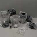 12-Piece Smoothie Blender Maker 25,000 RPM Personal Blender for Ice Crushing Smoothies & Frozen Drinks Nuts with 23oz, 32oz, 37oz Portable Cups Two 6-Leaf Stainless Steel Blades, Silver