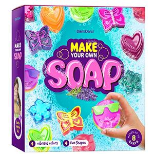 Dan&Darci Soap Making Kit for Kids - Crafts Science Toys - Birthday Gifts for Girls and Boys Age 6-12 Years Girl DIY Kits - Best Educational Craft Activity Gift for 6-12 Year Old Kid