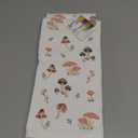 FIESTA Mushrooms Kitchen Towel 2-Pack Set, Mushroom Cream, 16"x28"