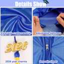 VICAMB Kindergarten Graduation Cap and Gown Set,Kids Graduation Outfit with 2026 Tassel and Sash for Boys and Girls (Blue, S)