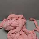 Hooded Bathrobes for Women, Soft Long Towel Robes for Women - Quick Dry yet Warm (Small-Medium, Light Pink)
