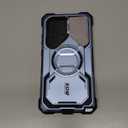 i-Blason Armorbox for Samsung Galaxy S24 Ultra Case MagSafe with Camera Cover Stand [Support Wireless Charger] 360 Full-Body Case with Screen Protector & Kickstand Phone Case for S24 Ultra, Blue