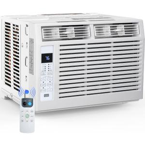 Window Air Conditioner 5,000 BTU, Window Type AC Unit with Cooling, Dry Mode, 4 Fan Speeds, 24-H Timer, Sleep Mode, Cooling for 230sq.ft Bedroom, Living Room, Office