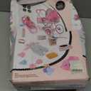 deAO Baby Doll Stroller Set Baby Doll Accessories Playset Pretend Play Toys with 12" Baby Doll,Foldable Stroller,2 Sets Doll Clothes High Chair Christmas Birthday Gift for Toddler Girls 3-7