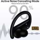 TAGRY Hybrid Active Noise Cancelling Wireless Ear Buds 80 Hrs Playtime Hi-Res Stereo Quality Bluetooth Earbuds with Transparency Mode Headphones Bluetooth Earhooks ANC Earphones for Work
