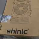 Shinic 2026 9 Inch Twin Window Fan Quiet, Reversible Airflow, 3 Speeds, Adjustable Width 23.5"-37", ETL Certified for Bathroom/Kitchen