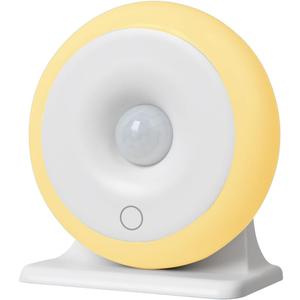 WADERA Motion Sensor Night Light, Rechargeable Motion-Activated Night Light | Warm Light, Cordless 2000mAh Battery Operated, Stick On Lights，Magnetic Portable LED with5 Adjustable Brightness Levels