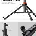 VIMOSE 66" Phone Tripod, Tripod for iPhone with Remote & Phone Stand, Extendable Cell Phone Tripod for Video Recording, Ultimate Tripod & Monopod Accessories for iPhone/Android, Clamp Mount