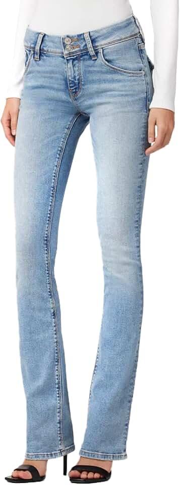 HUDSON Women's Beth Baby Bootcut Jean with Back Flap Pockets 27
