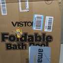 VISTOP 97" Foldable Dog Pool with Sprinkler, Large Hard Shell Pet Swimming Pool, Non-Slip Collapsible Kiddie Pool for Backyard Outdoor Summer Water Play