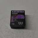 Black Light Bulbs, 12W LED Black Light Bulb for Halloween Decoration, UVA 385-400nm UV Black Light, A19 Blacklight Bulb for Glow in Dark, Body Paint Fluorescent Poster Glow Party, 2 Pack