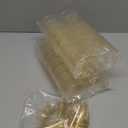 WDF 96PACK 7oz Gold Glitter Medium Large Plastic Dessert Cups With Spoons-48 Disposable Appetizer Cups |Goblet Glasses & 48 Gold Glitter Tasting Spoons for Thanksgiving Party