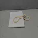 100% Blackout French Door Curtain,Adhesive, No Drilling Required,Small Curtains Designed for Installation On Doors (Grayish White - W25  L40 in)