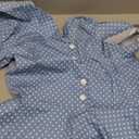Women Lapel Short Sleeve Slim Printed Dress Vintage 50s 60s Swing A-Line Dress, Size M