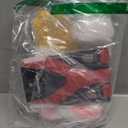 6Pcs Halloween Bunny Costume Set Include Rabbit Headband Nose Tail Bow Tie Suspender and Gloves for Men Party Dress Up