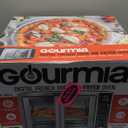 Gourmia French Door Air Fryer – 25 Qt Large Capacity Convection Oven, Fryfroce 360°, Digital Display with 17 Cooking Presets, Bake, Toast, Roast, Dehydrate, Fits 12” Pizza