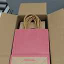 100 PCS Small Gift Bags with Handles, 5.91"x3.15"x8.27" Party Favor Bags, 12 Colored Goodie Bags for Birthday Party, Kraft Paper Gift Bags Bulk for Wedding, Baby Shower, Celebrations, Party Supplies (Multiple)