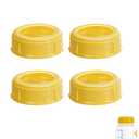4PCS Replacement Collar Rings for Medela Bottles 5oz & 8oz,Bottle Caps Compatible with Plastic & Glass Bottles | Mess Free No Leak or Spill, BPA FreeNo Bottle