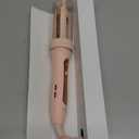 Zavarea Automatic Rotating Curling Iron for Long Hair - 1 Inch Curling Wand for Beach Waves & Loose Curls, Easy Hair Curler for Beginners, Anti-Scald & Frizz-Free, Dual Voltage for Travel (Pink)