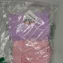 2 Pack Dog Hoodie Sweaters for Small Medium Dogs Warm Dog Clothes for Large Dogs Soft Waffle-Like Laminated Sweatshirt Bulldog (Pink+Purple, M/L (Back: 17",Chest: 24.5", Neck: 14.5"))