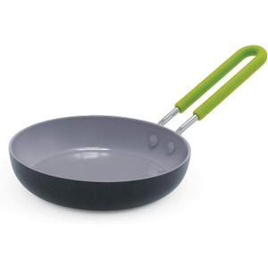 GreenPan Mini Healthy Ceramic Nonstick, 5" Round Egg Pan, PFAS-Free, Dishwasher Safe, Stay Cool Handle, Black