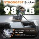 Magnetic Phone Holder for Car [98+ LB Strongest Suction & 2800gf Strongest Magnetic] 360 Adjustable Car Phone Holder for Magsafe Phone Holders for Your Car for iPhone 17 Pro Max 16 15 14 13 12 Plus