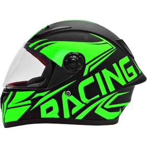 Fashion Kids Motorcycle Helmets Teen Motor-Bike Scooter Biker BMX Four Wheelers Full Face Helmets Boys Girls DOT Approved (Large, Green)