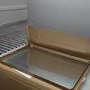 LOAAO 24X36 Gold Bathroom Mirror, Rounded Rectangle Gold Frame Mirror, Brushed Gold Bathroom Vanity Mirror Wall-Mounted, Anti-Rust, Hangs Horizontally or Vertically