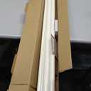 KAMANINA 1 Inch Double Curtain Rod for Windows 72 to 144 Inches (6-12 Feet), White Heavy Duty Drapery Rods, Adjustable Double Rods with End Caps, Fewer Rods, Faster Setup