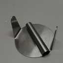 HULISEN Stainless Steel Burger Press, 6.2 inch Round Burger Smasher, Professional Griddle Accessories Kit, Grill Press Perfect for Flat Top Griddle Grill Cooking