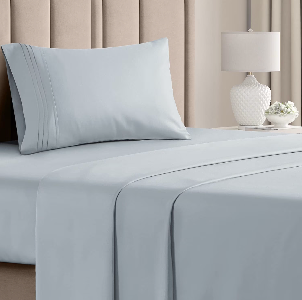 CGK Unlimited 4 Piece + 6 Piece Split King Bed Sheets Set 