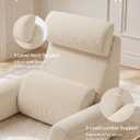 Blissful Diary Reading Pillow with Adjustable Neck & Lumbar Support, Beige, Standard