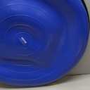 VEVOR Half Exercise Ball Trainer, 23/26 inch Balance Ball Trainer, 1500lbs Capacity Stability Ball, Yoga Ball with Resistance Bands & Foot Pump, Strength Fitness Ball for Home Gym Full Body Workout