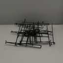 Retail Rotating Display Stand 7 Tier, Display Rack with Hooks for Store Display Movable Shop, Display Spinner Stand for Snacks Jewelry Keyring Hats Socks Toys