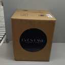 Get Set Style Modern Round Ottoman with Soft Padded Seat, Multifunctional Vanity Stool for Makeup, Upholstered Footrest Stool Ottoman Foot Stool for Living Room, Bedroom (White)