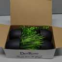 Der Rose Fake Plants 4 Packs Artificial Plants Small Faux Plants Black Bathroom Accessories for Halloween Bathroom Home Kitchen Coffee Table Office Desk Decor Indoor (Green)