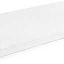 Milliard 2-Inch Ventilated Memory Foam Crib and Toddler Bed Mattress Topper with Removable Waterproof 65-Percent Cotton Non-Slip Cover - 52" x 27" x 2" White
