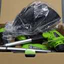 VARSK 20V String Trimmer Cordless, 12 Inch 2 in 1 Trimmer and Edger, Automatic Line Feed, Includes 2 X 2.0Ah Batteries/1 X Fast Charger/6 X Spare Spools, For Lawn, Garden, Etc, Light Green