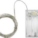 4 Pack Battery Operated Dewdrop Led Lights,Indoor Mini Fairy Lights With Timer Function,For Wedding Home Parties Christmas Holiday Decoration,6 Hours on/18 Hours Off ,30 Count LEDs,10 Feet(Warm white)