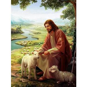 mrpwnle  2Diamond Painting Kits for Adults-Jesus Diamond Art Kits for Adults Beginners, 5D Diamond Painting Jesus, DIY Full Drill Christ Diamond Painting Gem Art Crafts Kit Home Decor 12x16in