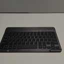 Backlit Bluetooth Keyboard Small Portable Wireless Keyboard Rechargeable Illuminated for Android Samsung Tablet Cell Phone Smartphone iPad A16 11th 10th Generation iPad Pro Air Mini iPhone (Black)