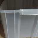 Akro-Mils 13017 Stak-N-Store Stackable Storage Bins, Heavy Duty Garage Storage Containers, Open Front Plastic Organizer for Tools, Shelves, Closet Organizer, 15" x 20" x 12-1/2", Clear, 3-Pack
