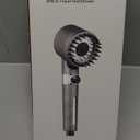 Filtered Shower Head with Handheld & High Pressure - Ion Drops Shower Head with 75" Stainless Hose for Hard Water | 3 Spray Modes Shower with 10 Replaceable Filters