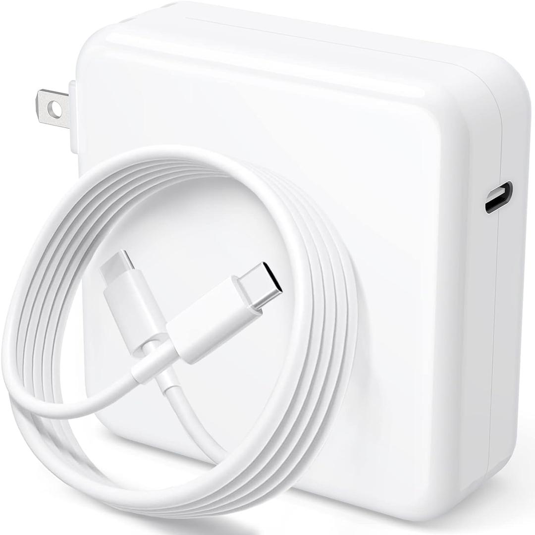 Mac Book Pro Charger - 120W USB C Fast Charger Adapter Compatible with MacBook Pro & MacBook Air 13, 14, 15, 16 inch, iPad Pro, Samsung Galaxy and All USB C Device