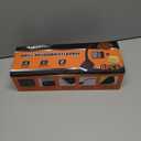 Grill Brush Bristle Free, Grill Brush with 5 Replacement Heads, Grill Cleaner Brush for Outdoor Grill, Cast Iron, Stainless Steel Grates, Grill Scraper Outdoor BBQ Grill, Dad Father Gift, Black