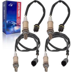 O2 Oxygen Sensor Upstream Downstream - Replacement for BMW 320I 323I 325XI 328I 330XI 525I 528I 530I X3 X5 Z3 Z4 M52 M54 Land Rover Range Rover Replaces 234-4672 234-4683 13477 15109 4PCS
