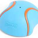Chuckit! Indoor Super Slider Self-Fetch Squeaky Toy for Dogs - Glides Harmlessly On Most Surfaces - Fun Dog Toys to Keep Them Busy - For Small, Medium, and Large Breeds - Durable Rubber