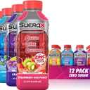 SueroX Zero Sugar Electrolyte Drink for Hydration and Recovery, Unique Blend of Electrolytes & 8 Ions, Zero Calorie Sports Drink, 21.3 Fl Oz, Variety Pack, 12 Count, BBd 12/30/2025