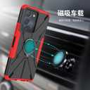 Case for Infinix Note 12 Turbo Case Cover,360Rotatable Kickstand Dual Layer Shockproof Case for Infinix Note 12 G96 / Note 12 Turbo X670 Case Green