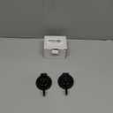 Khdrvok Heavy Duty Vacuum Wreath Cup Hook, Easy to Install and Remove, No Hole Punched,Black- Plated Plished Super Suction for KitchenBathroom and Restroom,2Pack